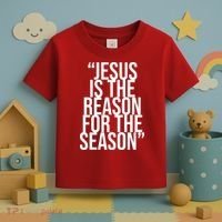 Jesus Is The Reason For The Season Toddler T-Shirt thumb 3