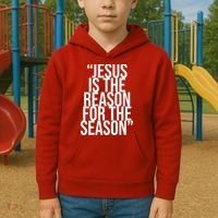 Jesus Is The Reason For The Season Kids Hoodie thumb 2