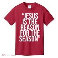 Jesus Is The Reason For The Season Kids T-Shirt thumb 0