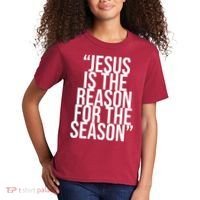Jesus Is The Reason For The Season Kids T-Shirt thumb 2