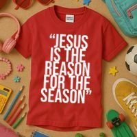 Jesus Is The Reason For The Season Kids T-Shirt thumb 3