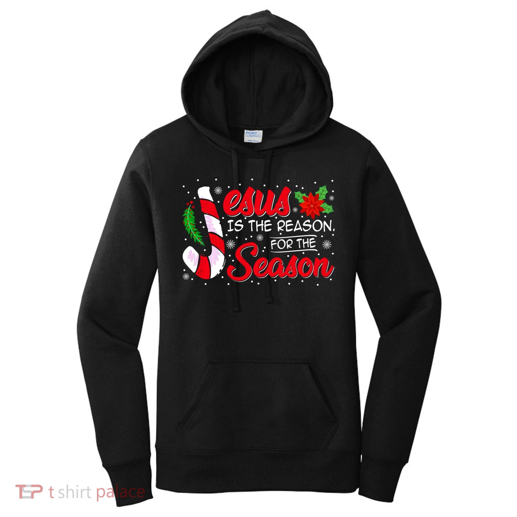 Jesus Is The Reason For The Season Christian Christmas Party Women's Hoodie