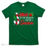 Jesus Is The Reason For The Season Christian Christmas Party T-Shirt thumb 0
