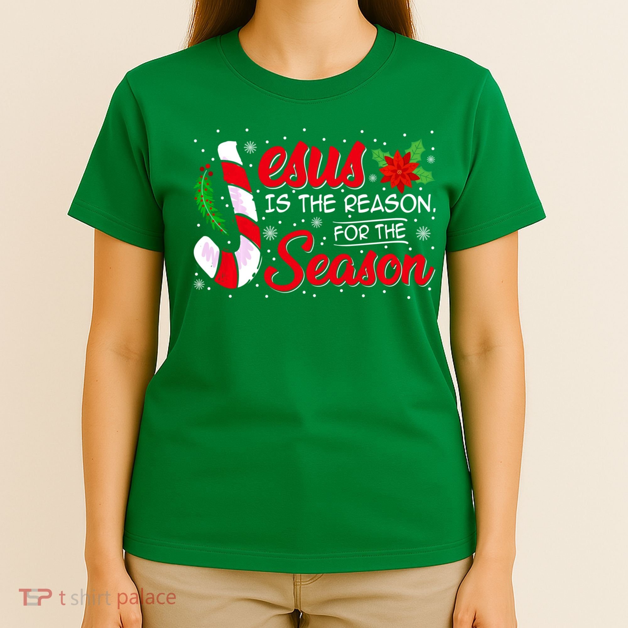 Jesus Is The Reason For The Season Christian Christmas Party T-Shirt