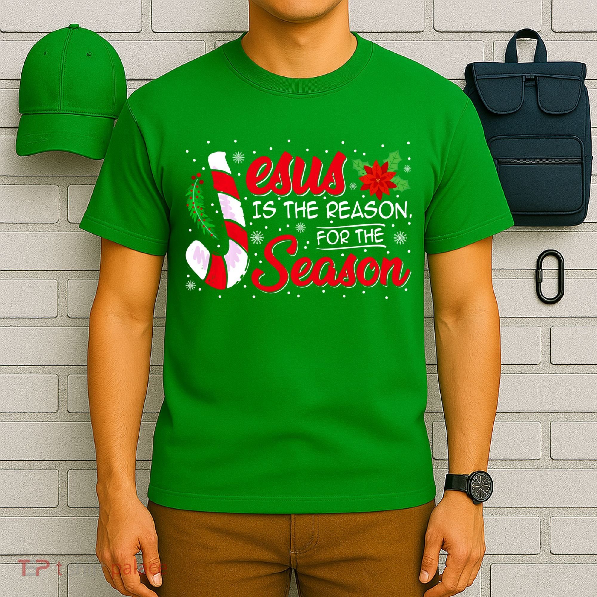 Jesus Is The Reason For The Season Christian Christmas Party T-Shirt