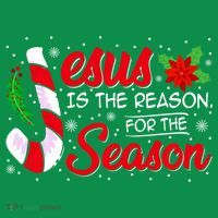 Jesus Is The Reason For The Season Christian Christmas Party T-Shirt thumb 7