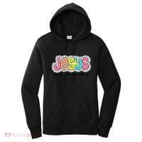Jesus Is The Way The Truth The Life Christian Dalmatian Dots Gift Women's Hoodie thumb 0