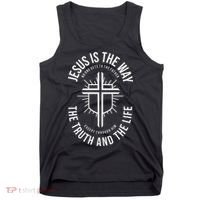Jesus Is The Way The Truth And The Life Tank Top thumb 0