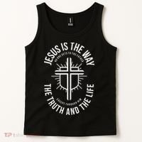 Jesus Is The Way The Truth And The Life Tank Top thumb 2