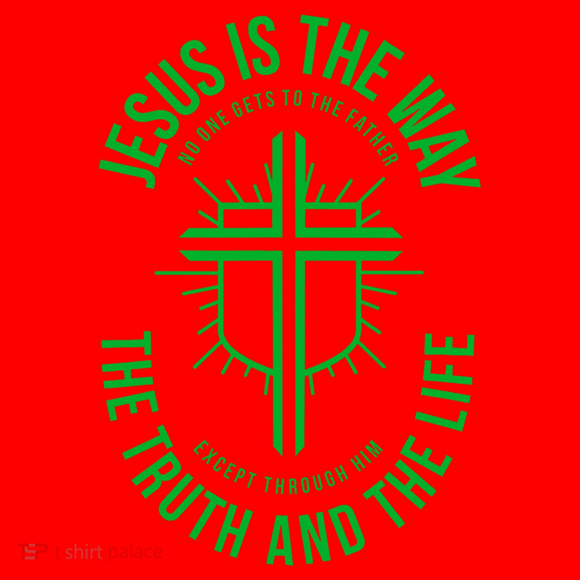 Jesus Is The Way The Truth And The Life Santa Hat