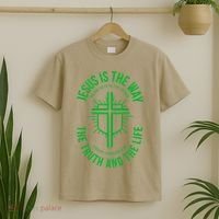 Jesus Is The Way The Truth And The Life T-Shirt thumb 2