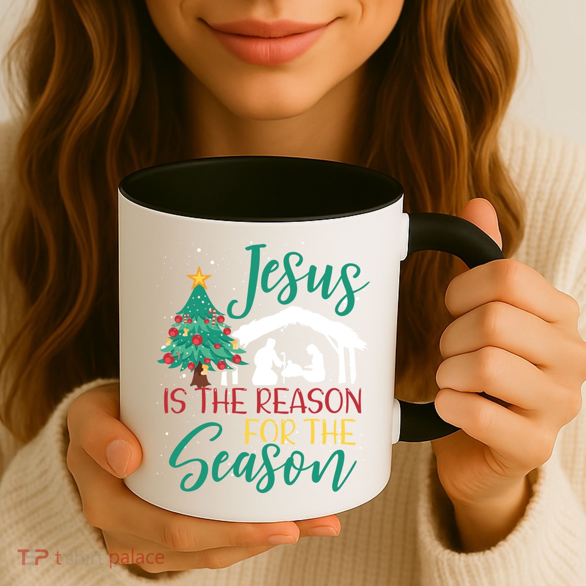 Jesus Is The Reason For The Season Christian Believer Gift Coffee Mug