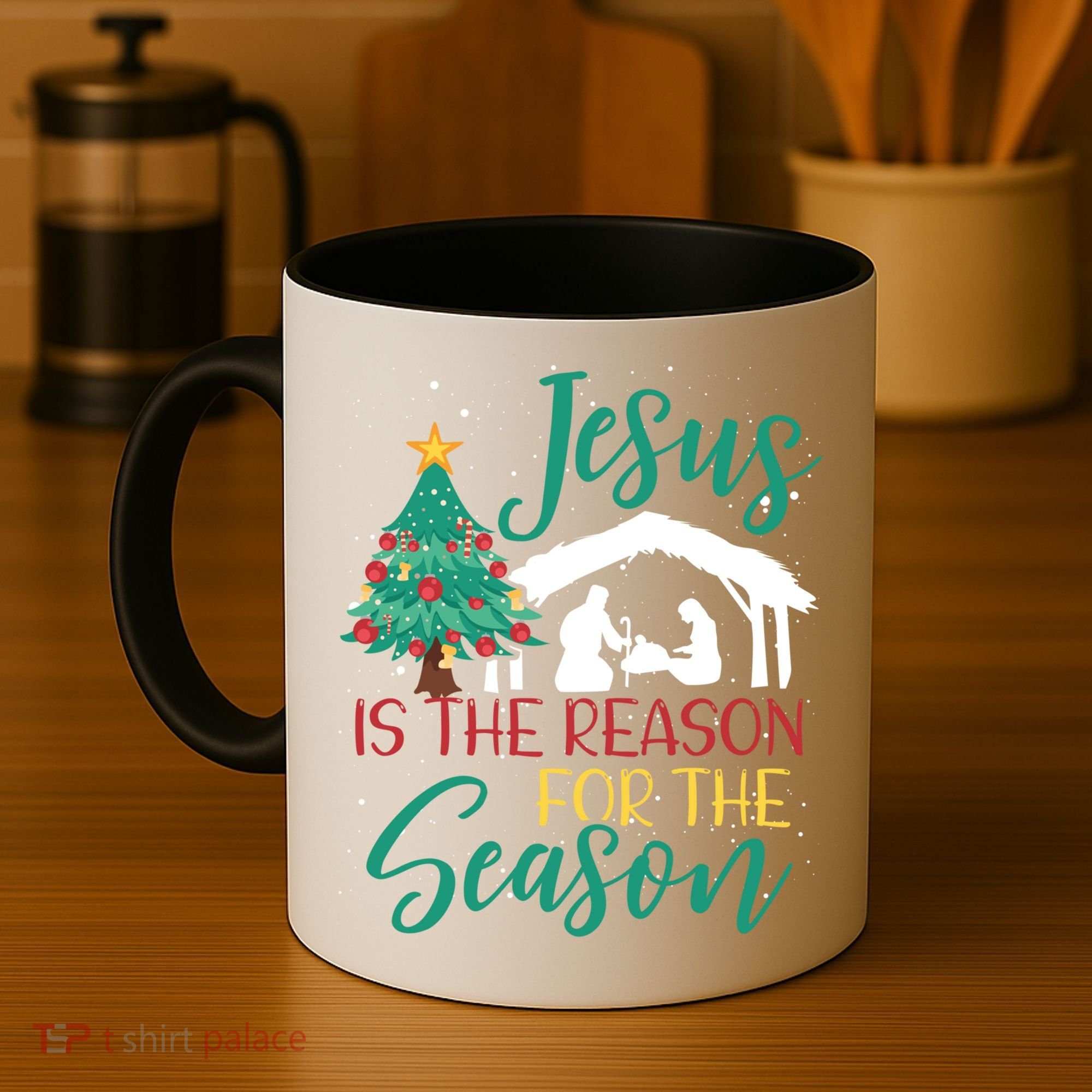 Jesus Is The Reason For The Season Christian Believer Gift Coffee Mug
