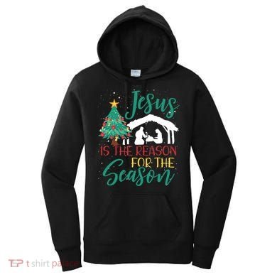 Jesus Is The Reason For The Season Christian Believer Gift Women's Hoodie