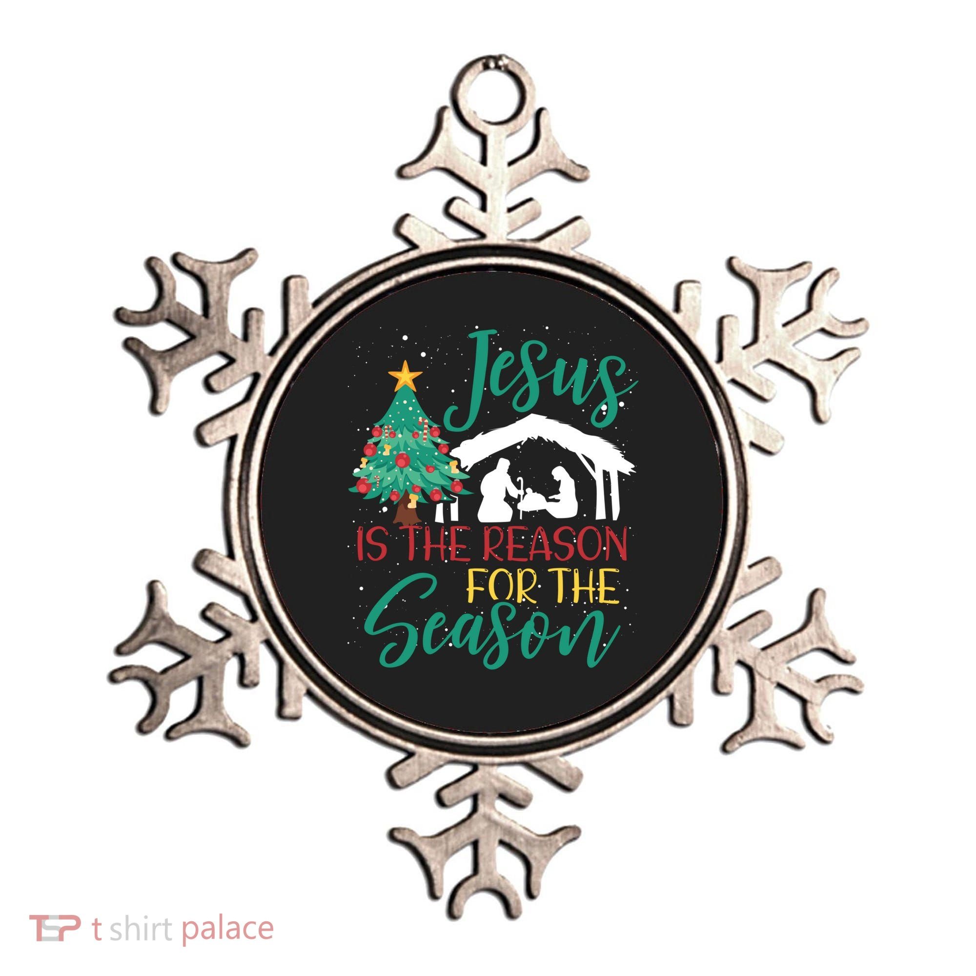 Jesus Is The Reason For The Season Christian Believer Gift Ornament