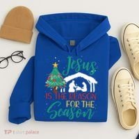 Jesus Is The Reason For The Season Christian Believer Gift Hoodie thumb 4