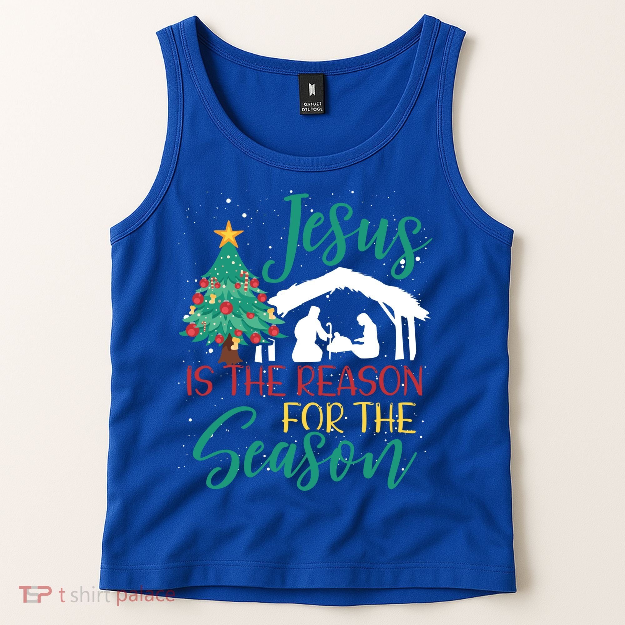 Jesus Is The Reason For The Season Christian Believer Gift Tank Top