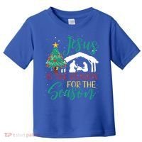 Jesus Is The Reason For The Season Christian Believer Gift Toddler T-Shirt thumb 0