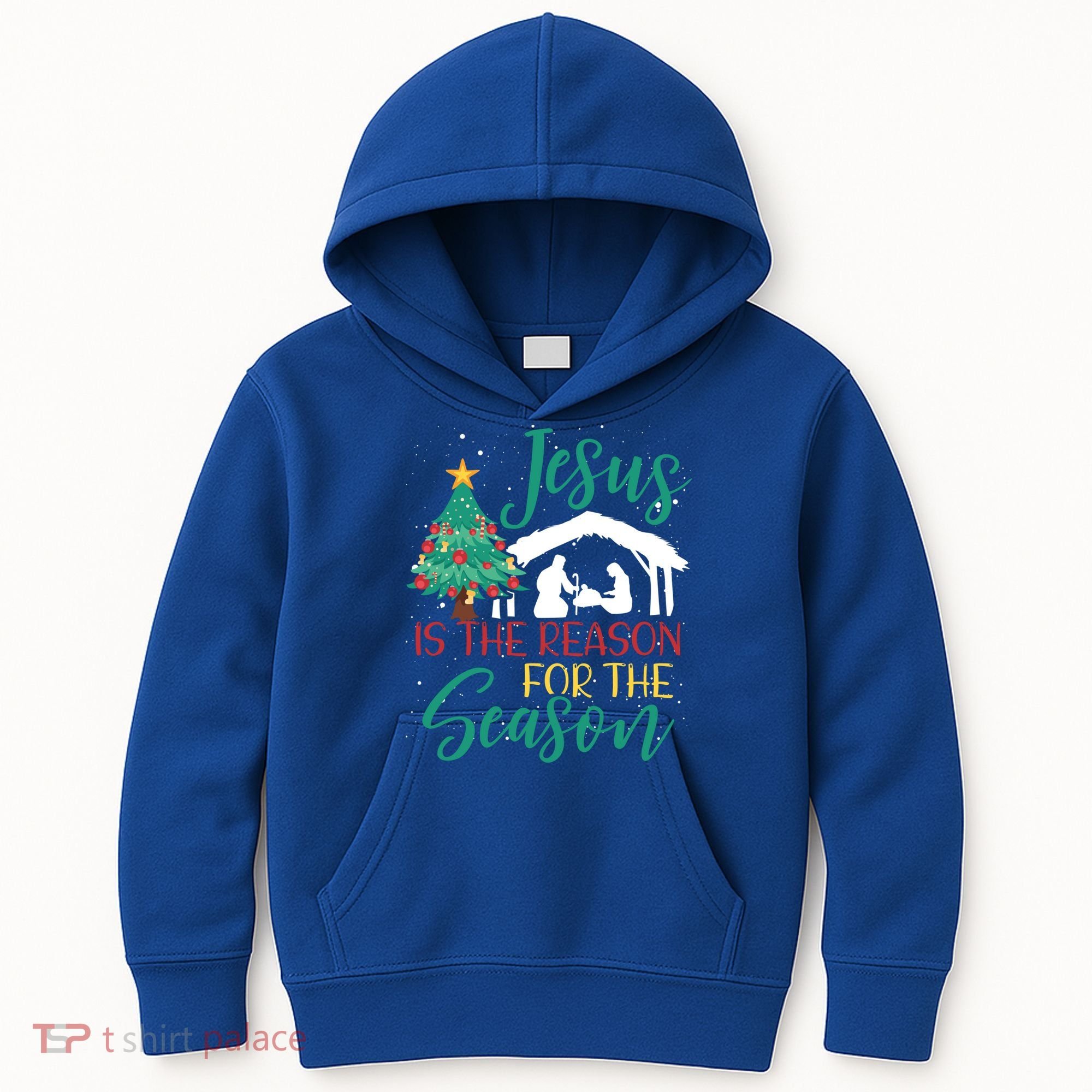 Jesus Is The Reason For The Season Christian Believer Gift Kids Hoodie