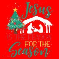 Jesus Is The Reason For The Season Christian Believer Gift Santa Hat thumb 1