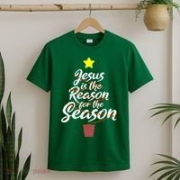 Jesus Is The Reason For The Season Faith Christmas Pajamas T-Shirt thumb 2