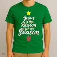 Jesus Is The Reason For The Season Faith Christmas Pajamas T-Shirt thumb 3