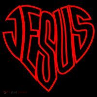 JESUS In The Shape Of A Heart Coffee Mug thumb 5