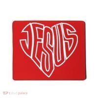 JESUS In The Shape Of A Heart Mousepad thumb 0