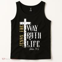 Jesus is the way truth and life John 146 Tank Top thumb 2