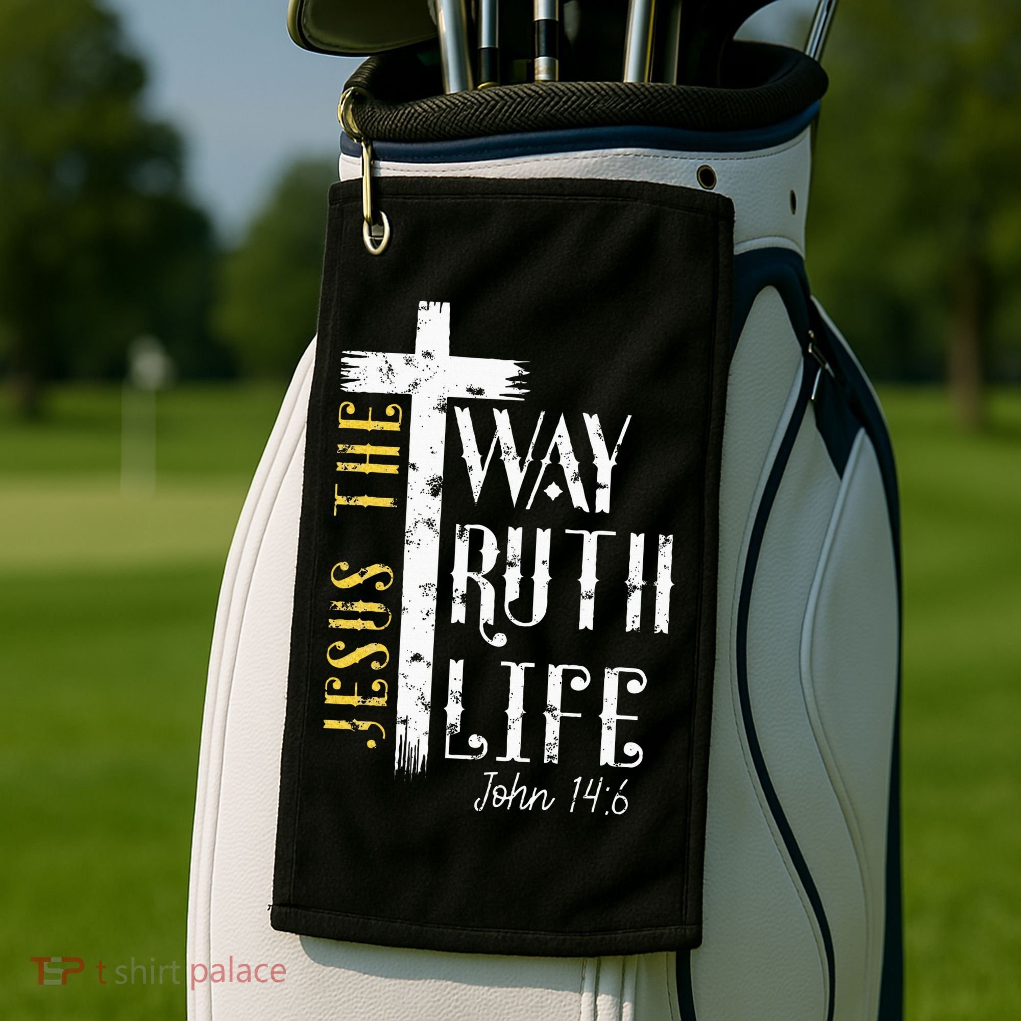 Jesus is the way truth and life John 146 Golf Towel