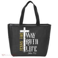 Jesus is the way truth and life John 146 Tote Bag thumb 0
