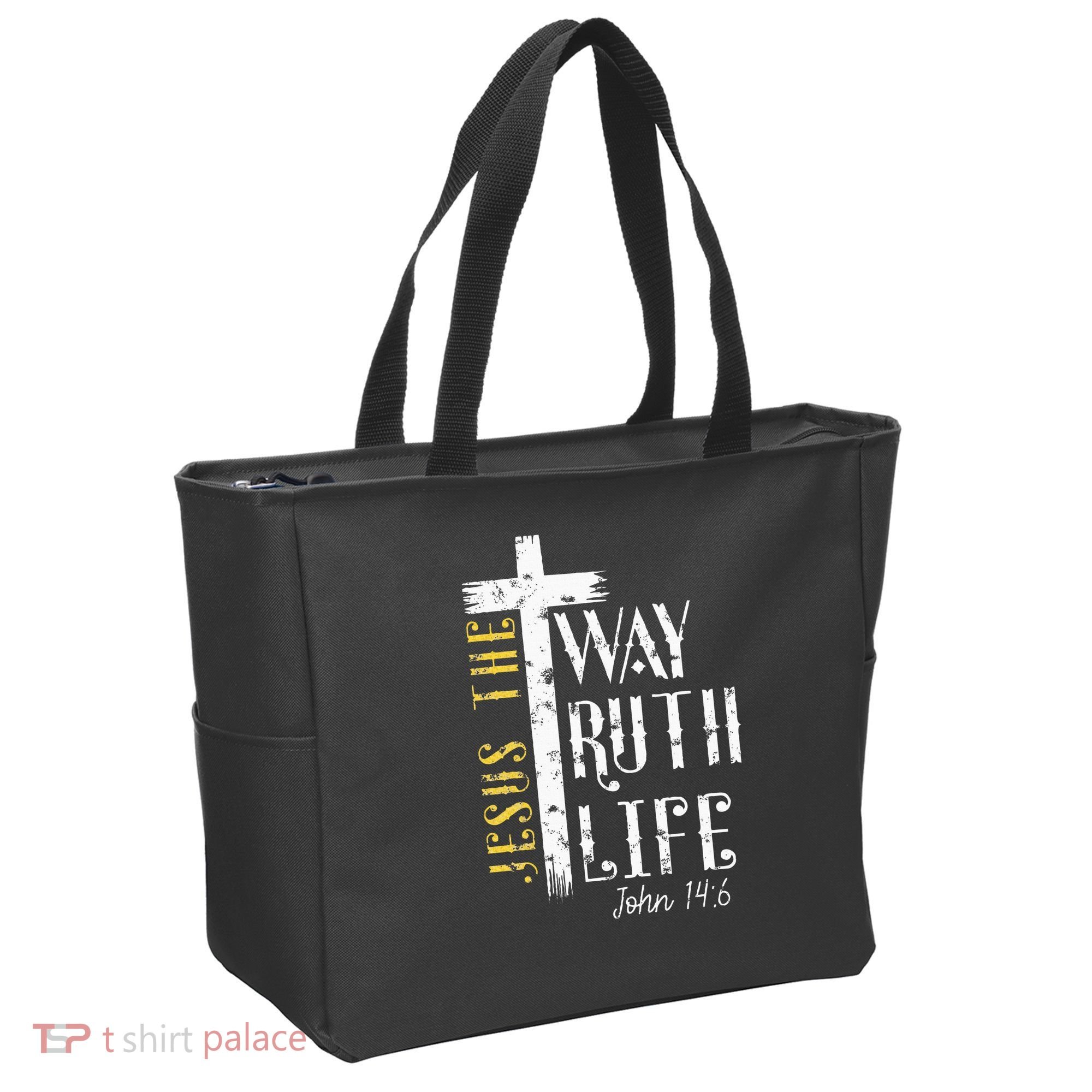 Jesus is the way truth and life John 146 Tote Bag