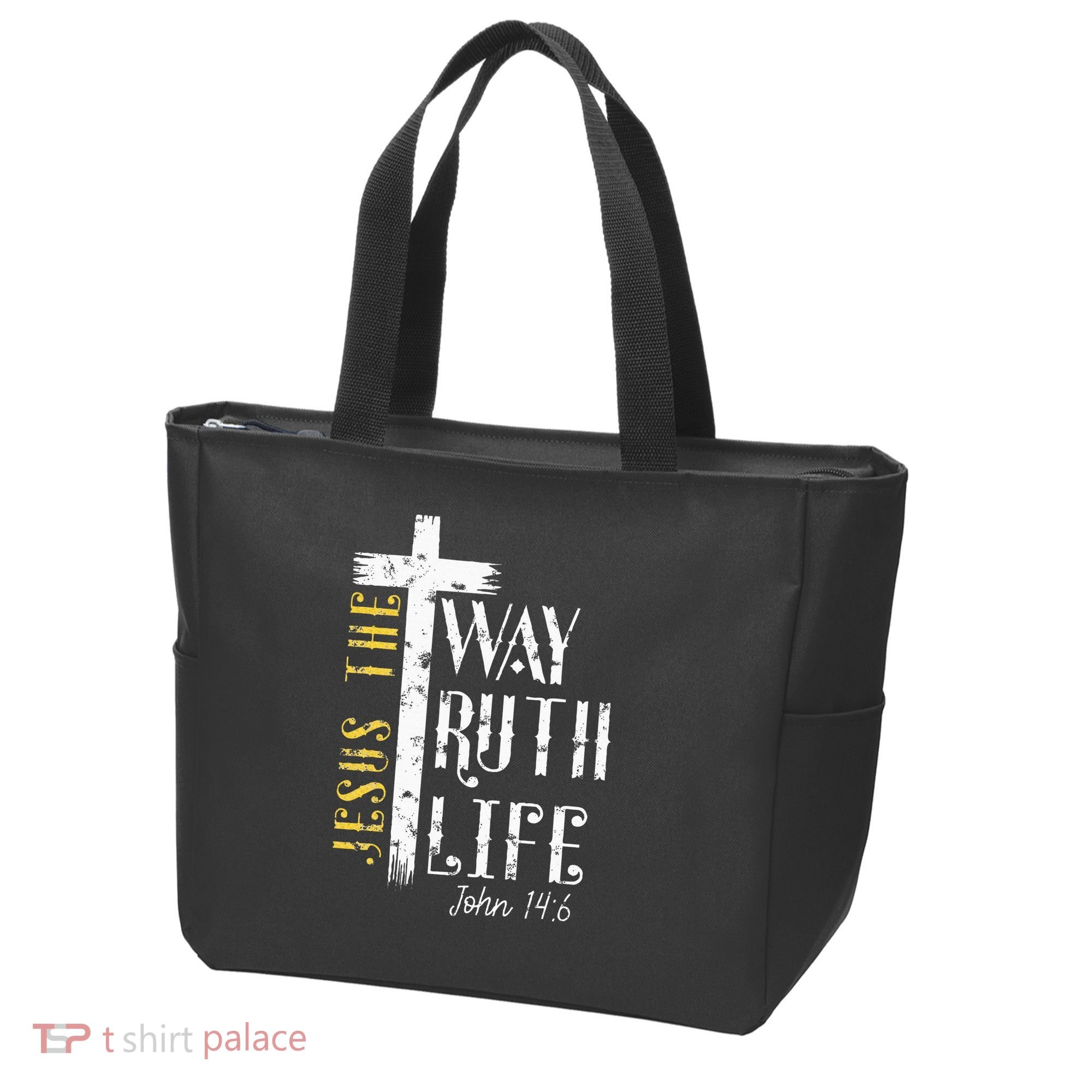 Jesus is the way truth and life John 146 Tote Bag