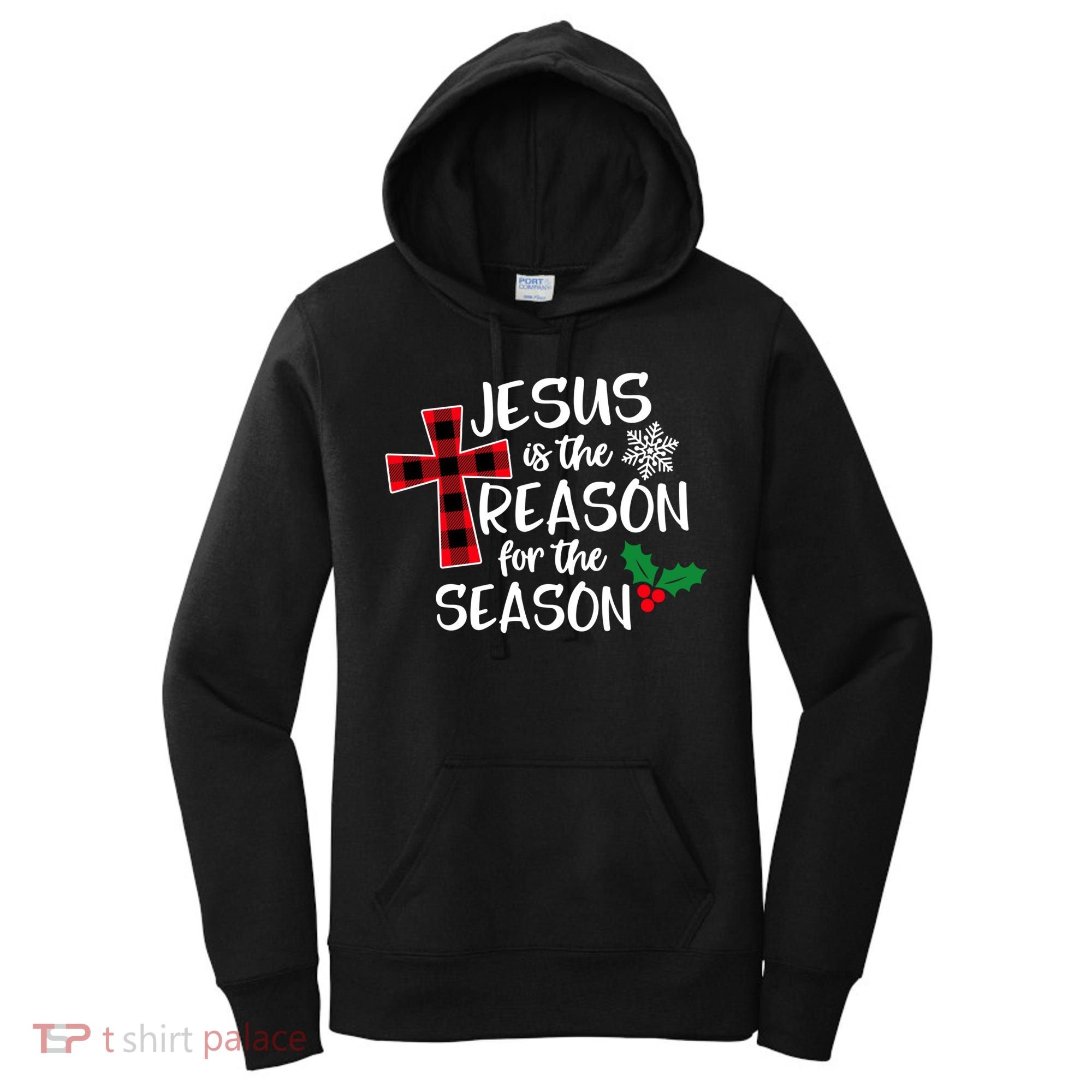 Jesus Is The Reason For The Season Christian Christmas Meaningful Gift Women's Hoodie