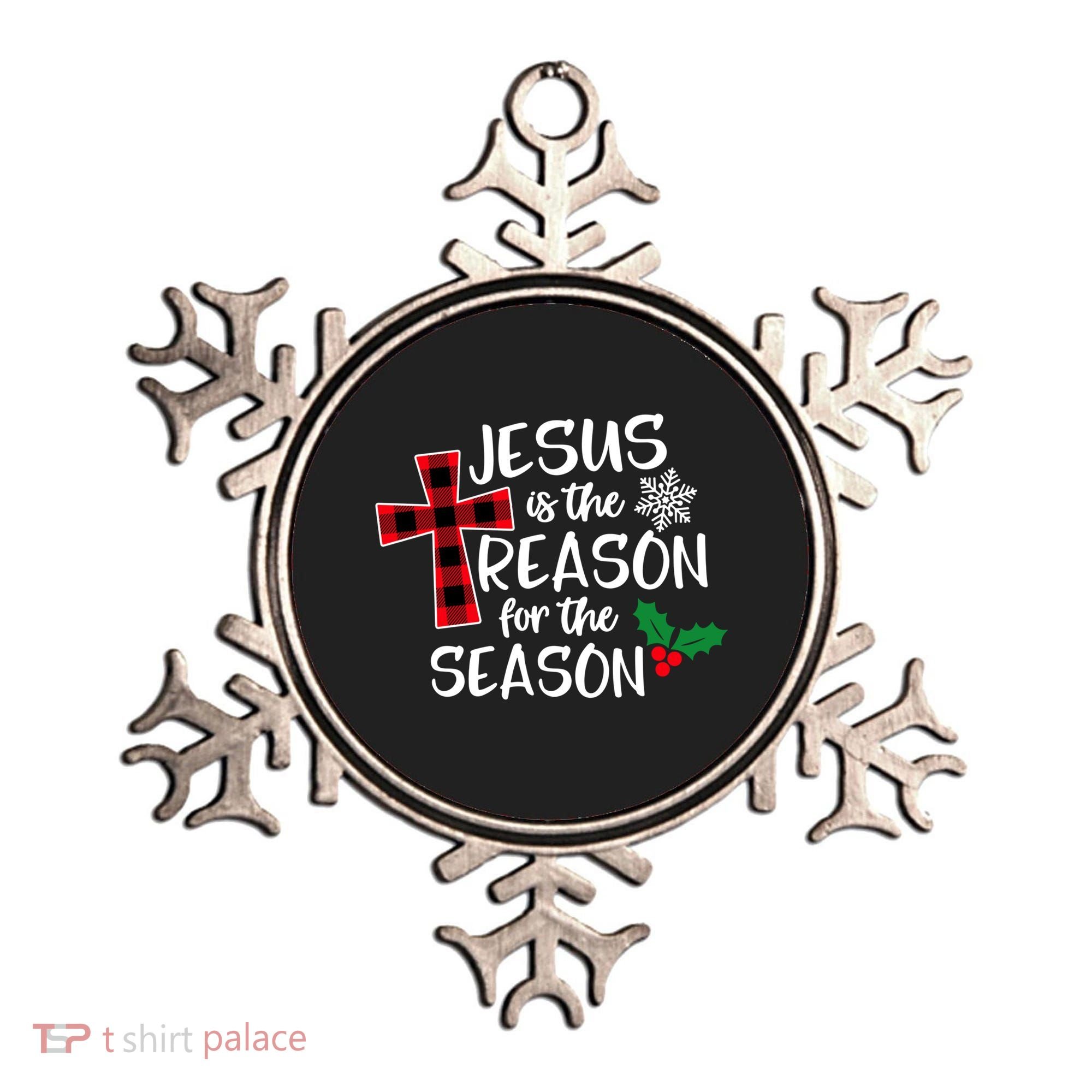 Jesus Is The Reason For The Season Christian Christmas Meaningful Gift Ornament