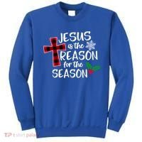 Jesus Is The Reason For The Season Christian Christmas Meaningful Gift Sweatshirt thumb 0