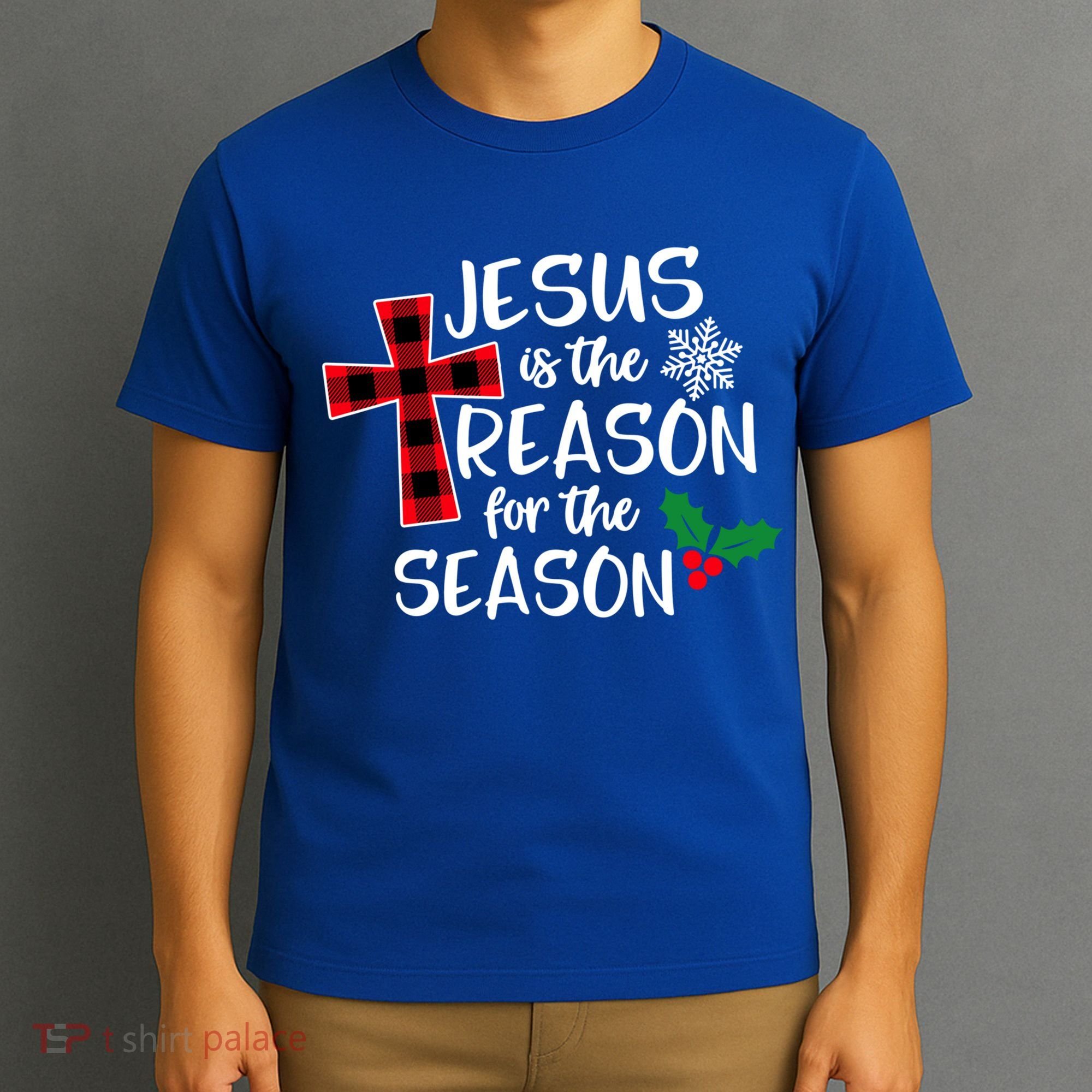 Jesus Is The Reason For The Season Christian Christmas Meaningful Gift T-Shirt