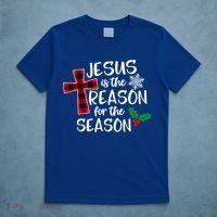 Jesus Is The Reason For The Season Christian Christmas Meaningful Gift T-Shirt thumb 5