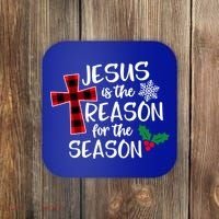 Jesus Is The Reason For The Season Christian Christmas Meaningful Gift Coaster thumb 0