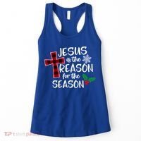 Jesus Is The Reason For The Season Christian Christmas Meaningful Gift Women's Tank Top thumb 0