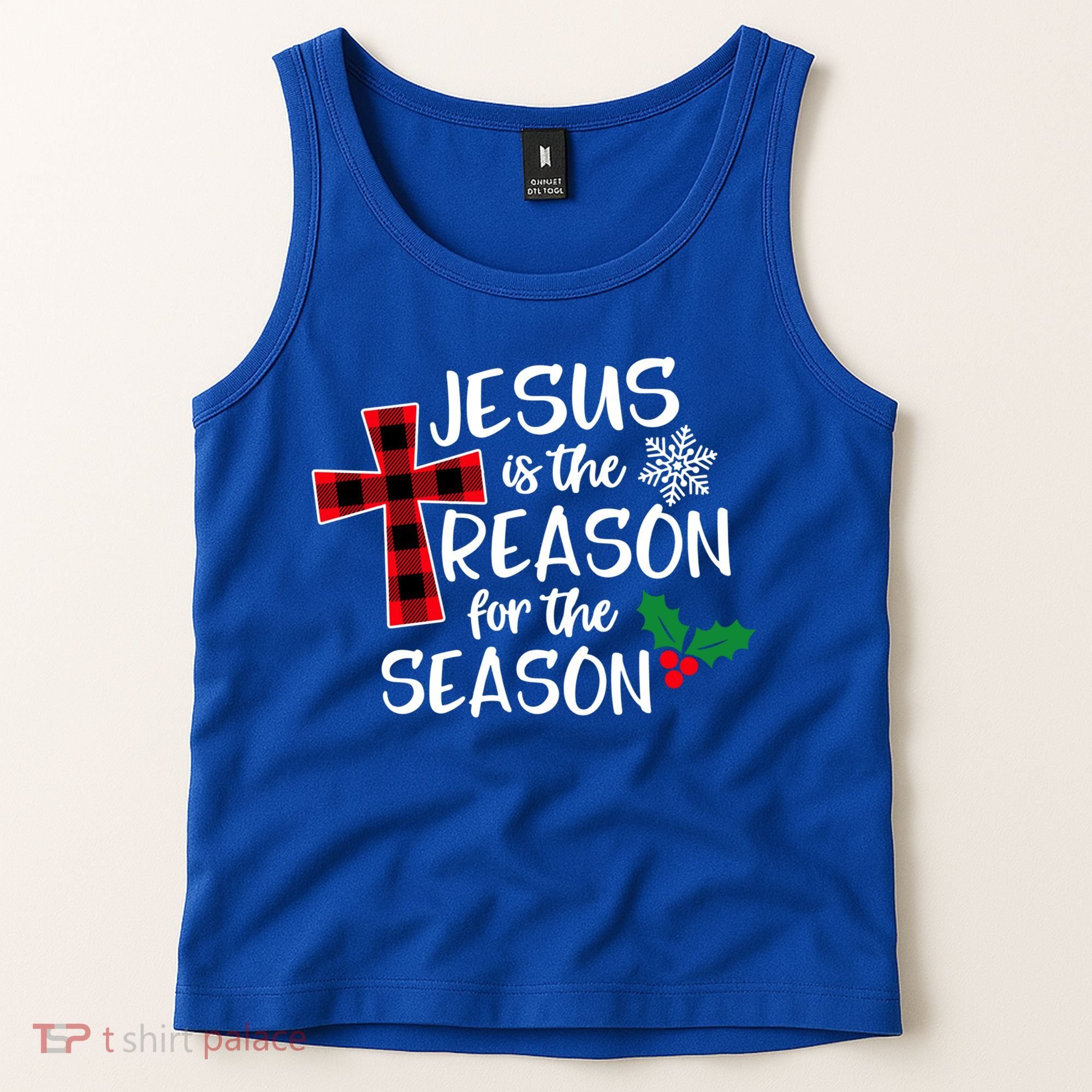 Jesus Is The Reason For The Season Christian Christmas Meaningful Gift Tank Top