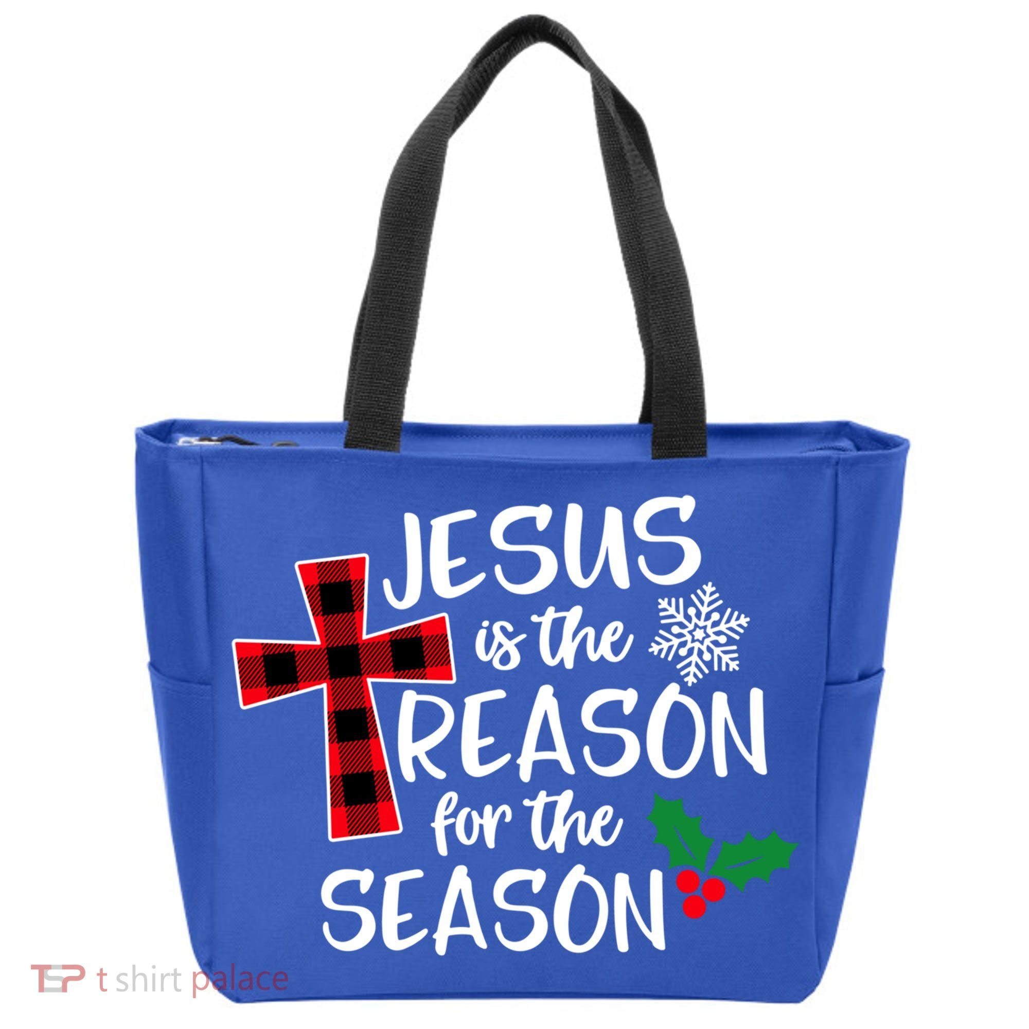 Jesus Is The Reason For The Season Christian Christmas Meaningful Gift Tote Bag