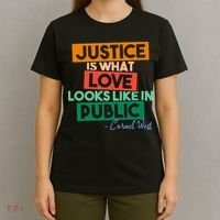 Justice Is What Love Looks Like In Public Social Justice T-Shirt thumb 4