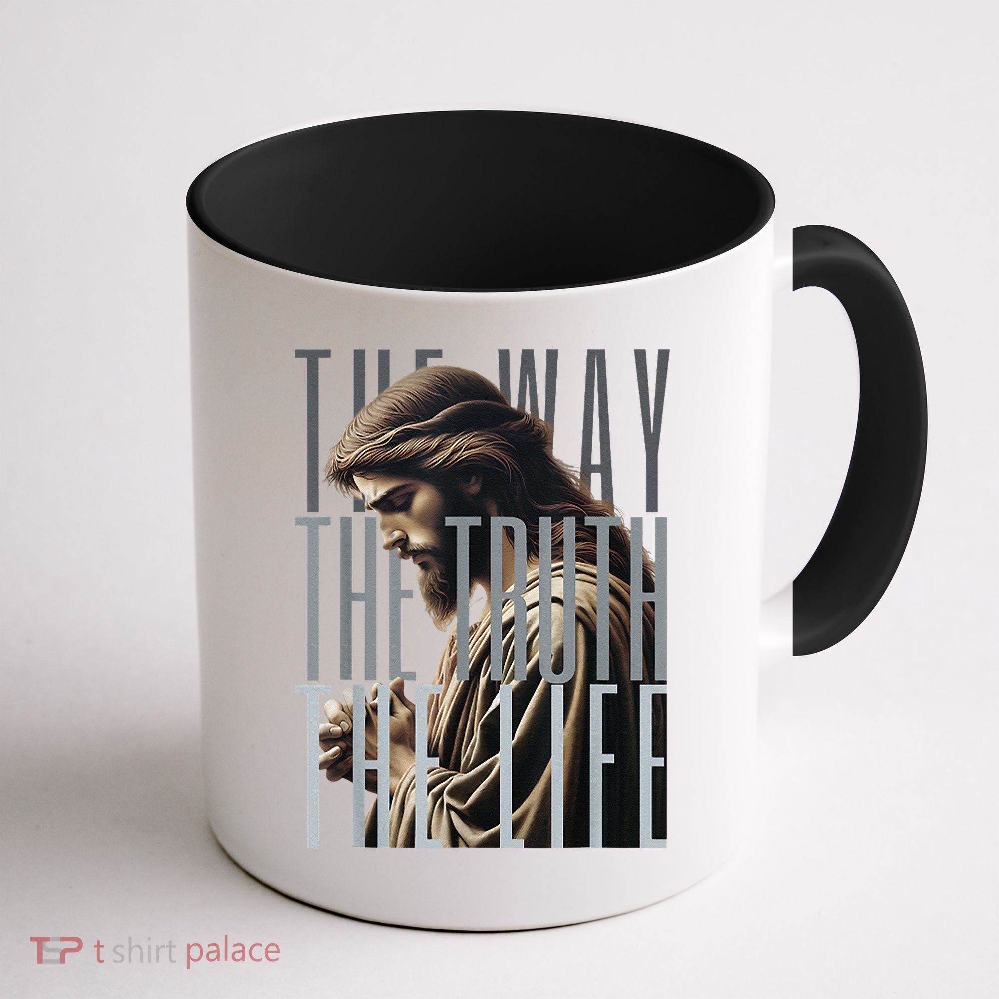 Jesus Is Way Truth And The Life Catholic Bible Quote Coffee Mug