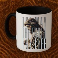 Jesus Is Way Truth And The Life Catholic Bible Quote Coffee Mug thumb 2