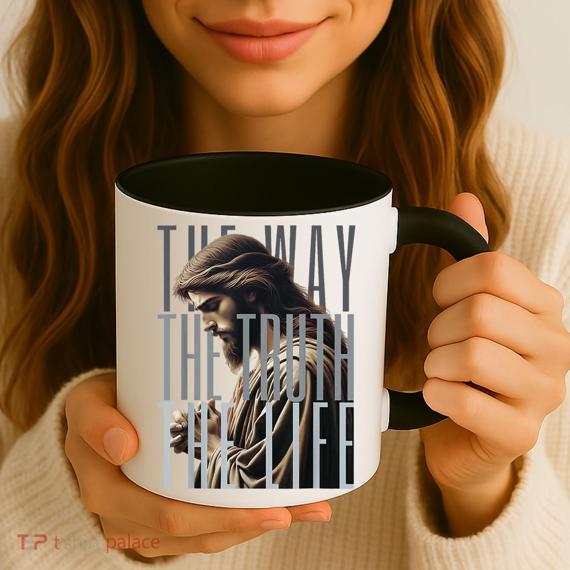 Jesus Is Way Truth And The Life Catholic Bible Quote Coffee Mug