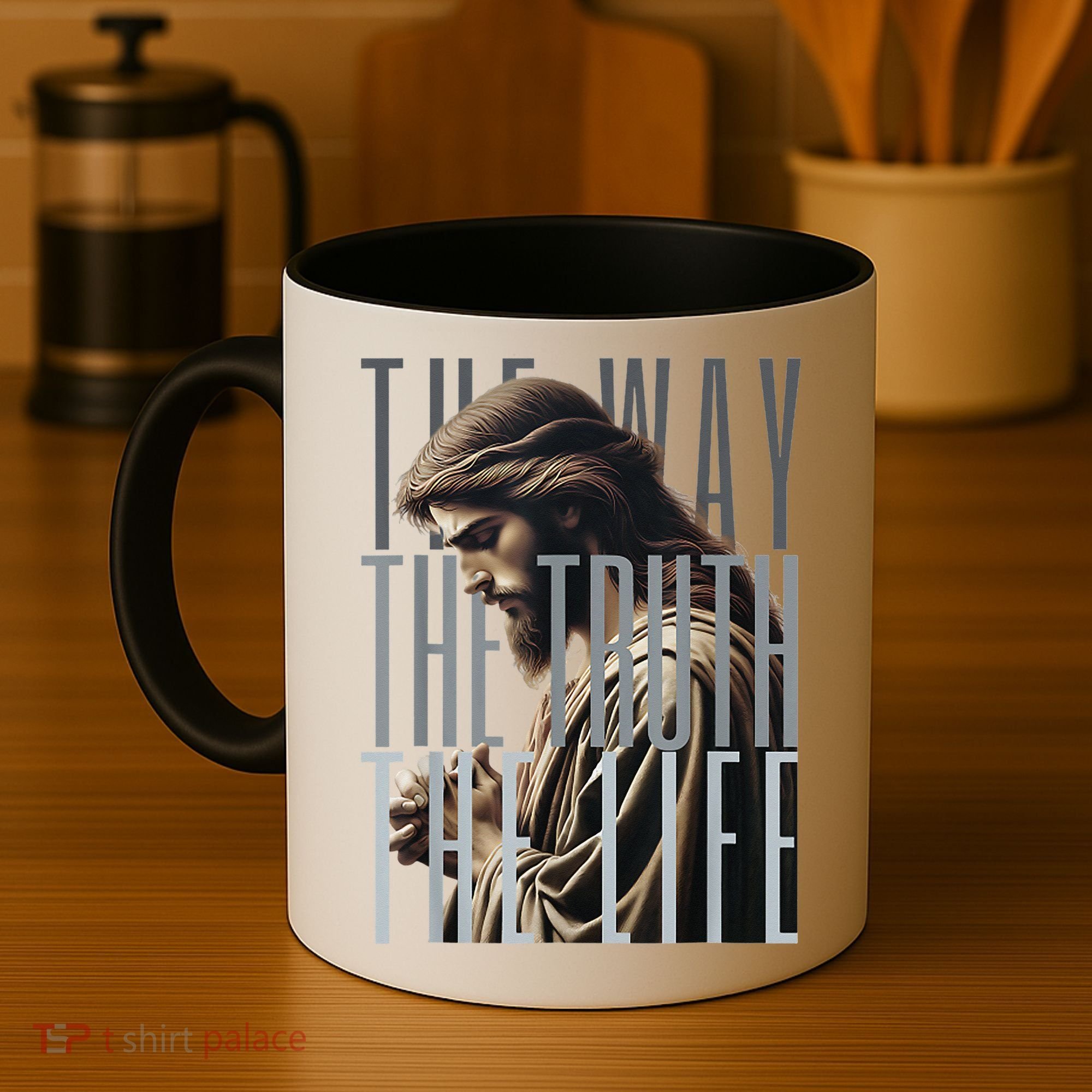 Jesus Is Way Truth And The Life Catholic Bible Quote Coffee Mug