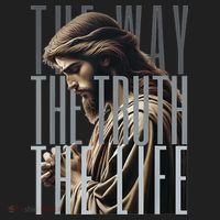 Jesus Is Way Truth And The Life Catholic Bible Quote Beanie thumb 2
