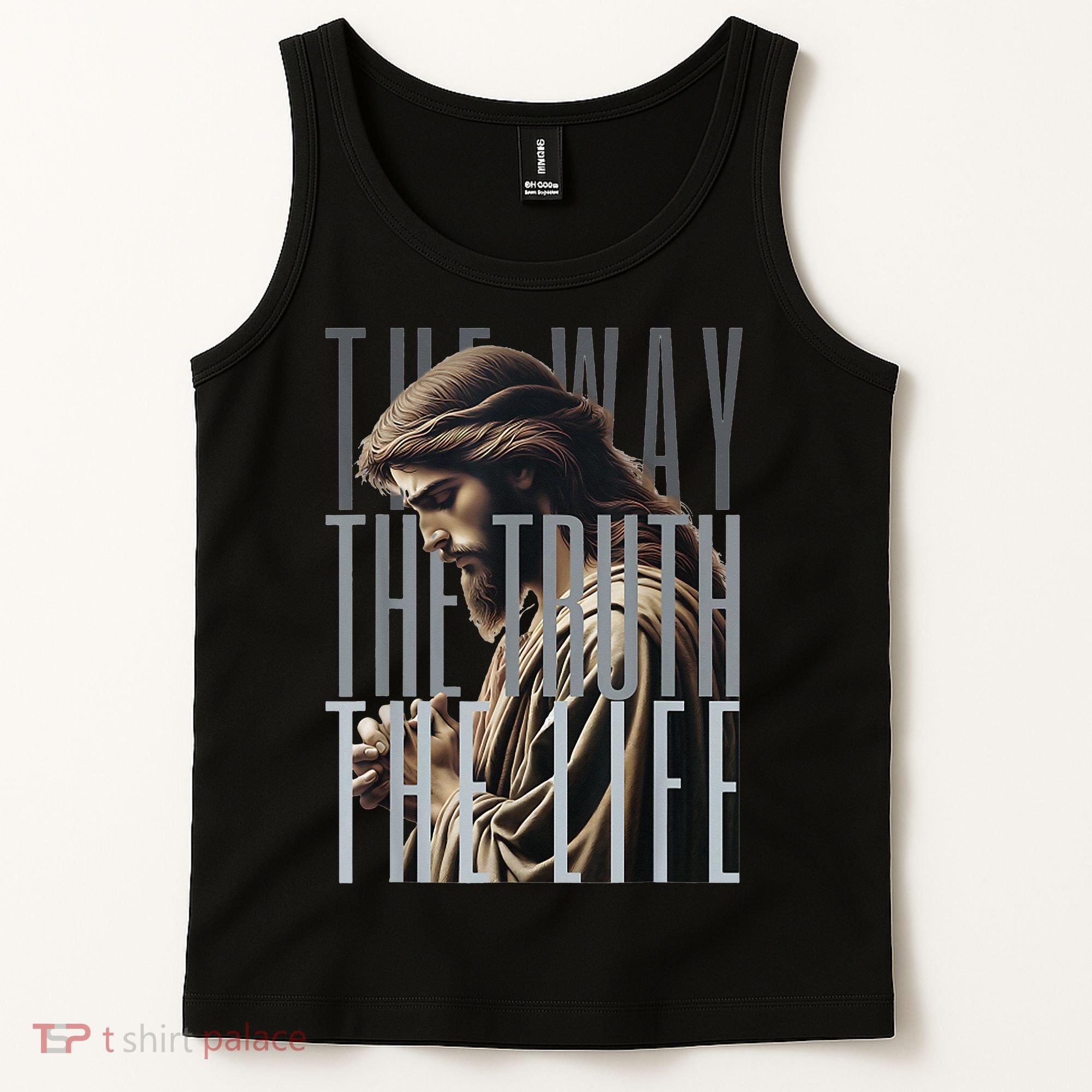 Jesus Is Way Truth And The Life Catholic Bible Quote Tank Top