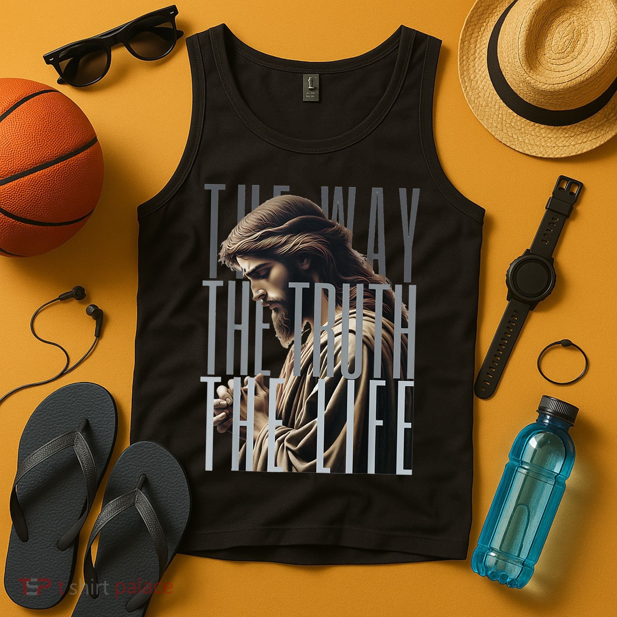 Jesus Is Way Truth And The Life Catholic Bible Quote Tank Top